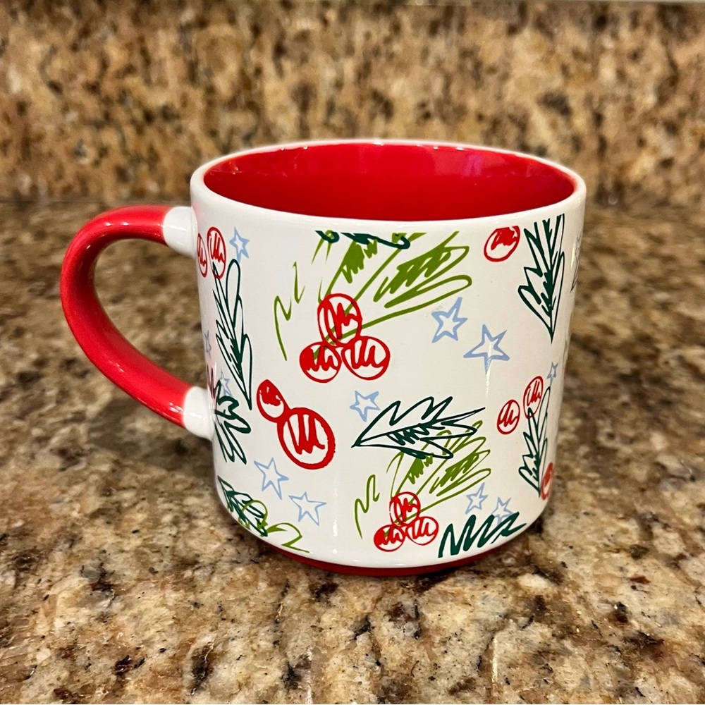 New Starbucks Germany Holiday Christmas Holly Ceramic Coffee Mug